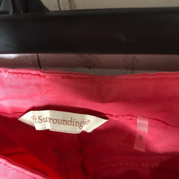 Soft Surroundings Pink Ombre Skinny Ankle Pants - Picture 4 of 6